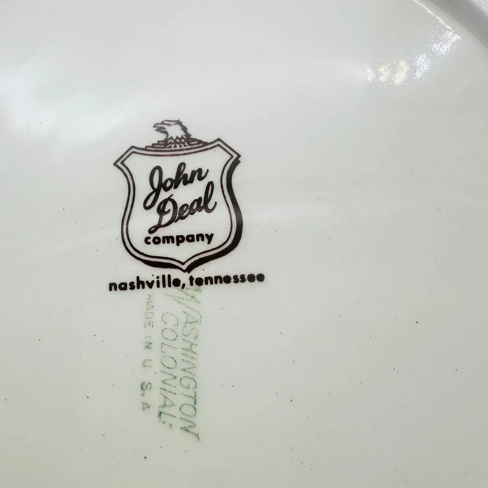 Vintage John Deal Co Three Saints Russian Orthodox Church Ansonia CT Plate‎